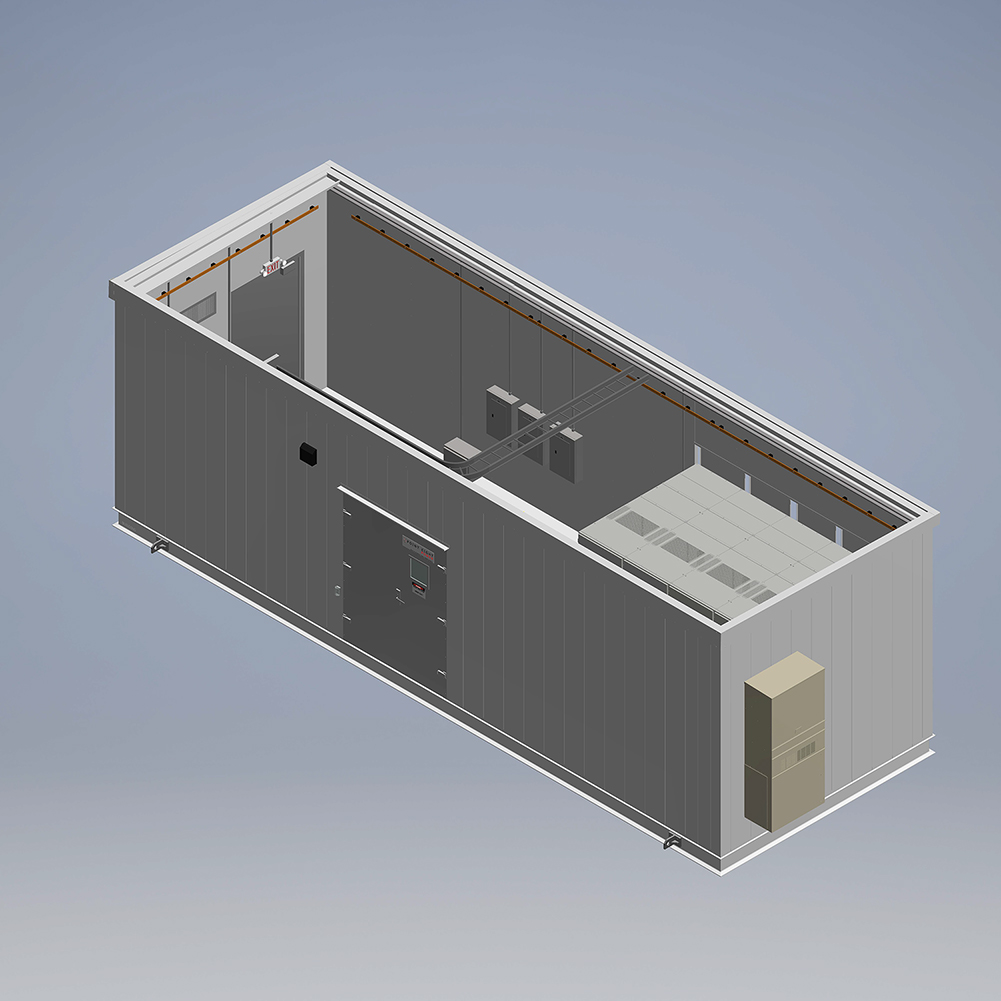 PCD Building 3D Drawing
